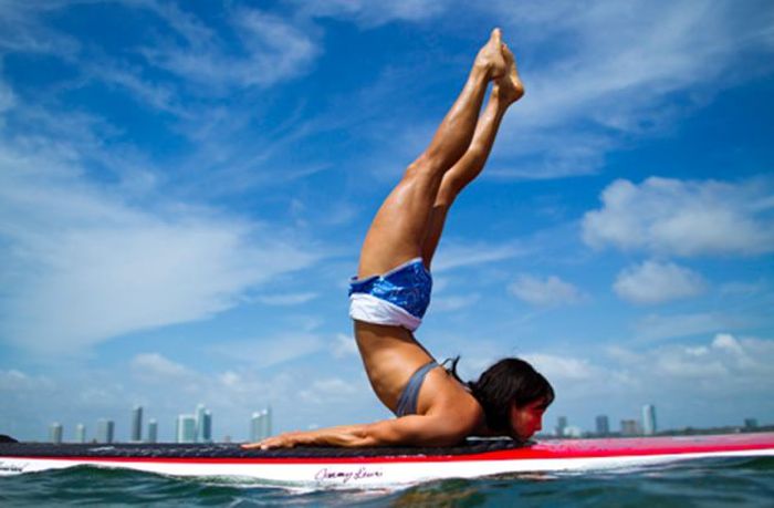 flexible gymnastic girl