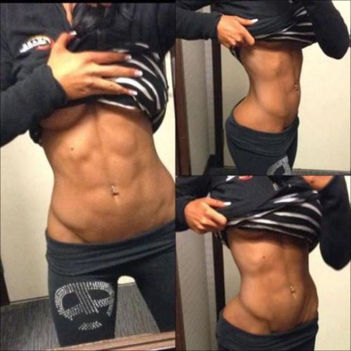 strong fitness bodybuilding girl