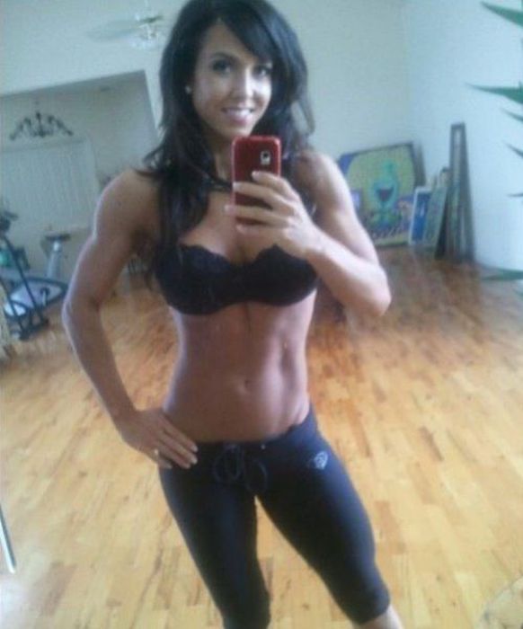 strong fitness bodybuilding girl