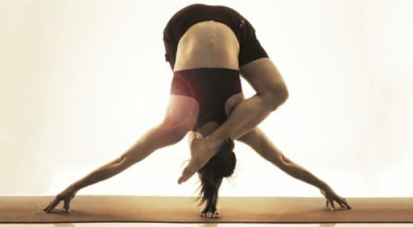 flexible gymnastic girl