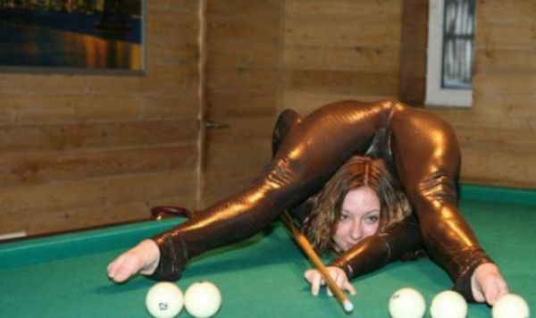 flexible gymnastic girl