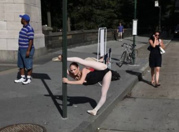 flexible gymnastic girl