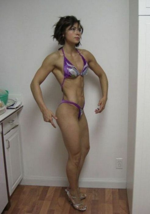 strong fitness bodybuilding girl