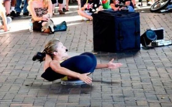 flexible gymnastic girl