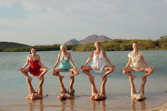 flexible gymnastic girl