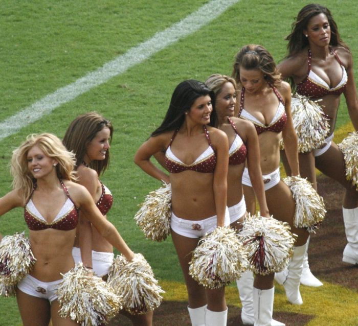 Washington Redskins NFL cheerleader girls