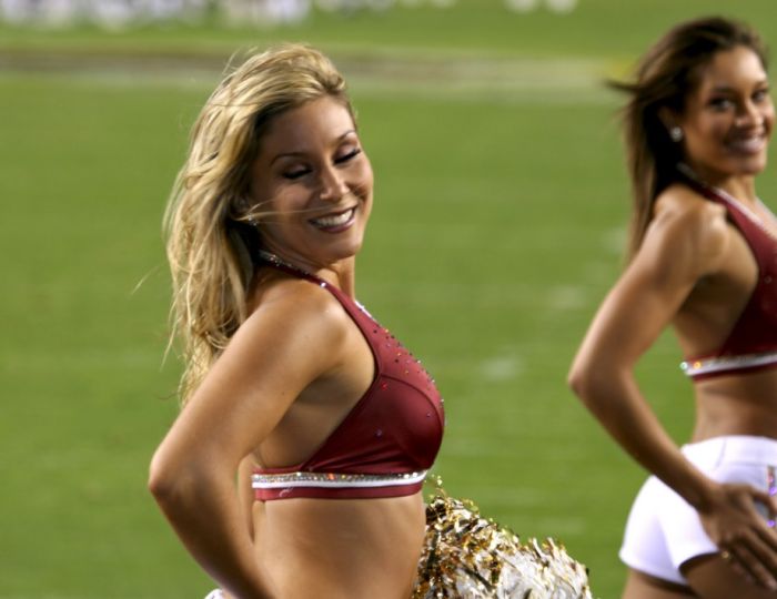 Washington Redskins NFL cheerleader girls