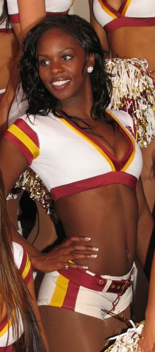 Washington Redskins NFL cheerleader girls