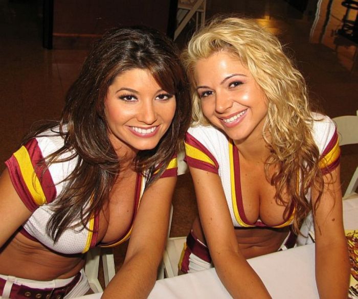 Washington Redskins NFL cheerleader girls