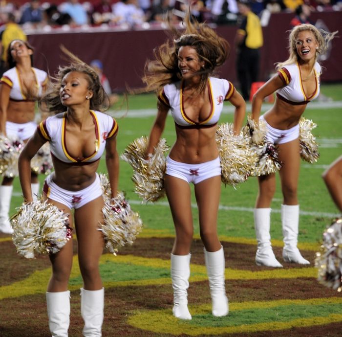 Washington Redskins NFL cheerleader girls