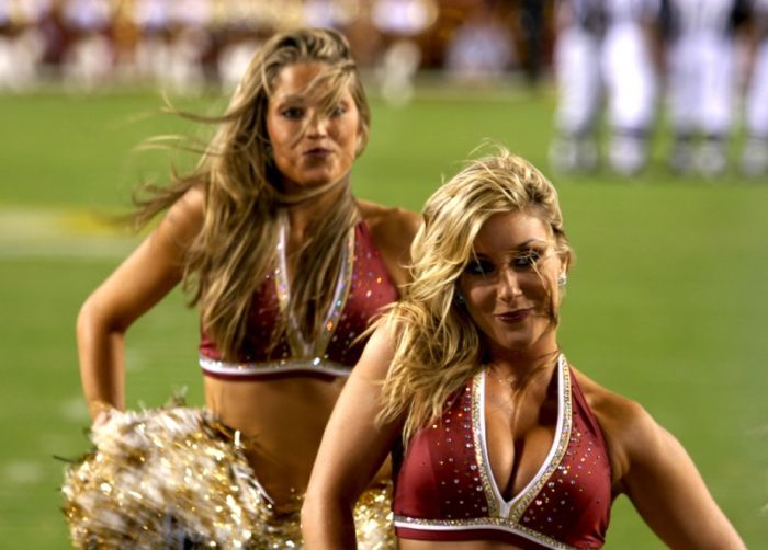 Washington Redskins NFL cheerleader girls