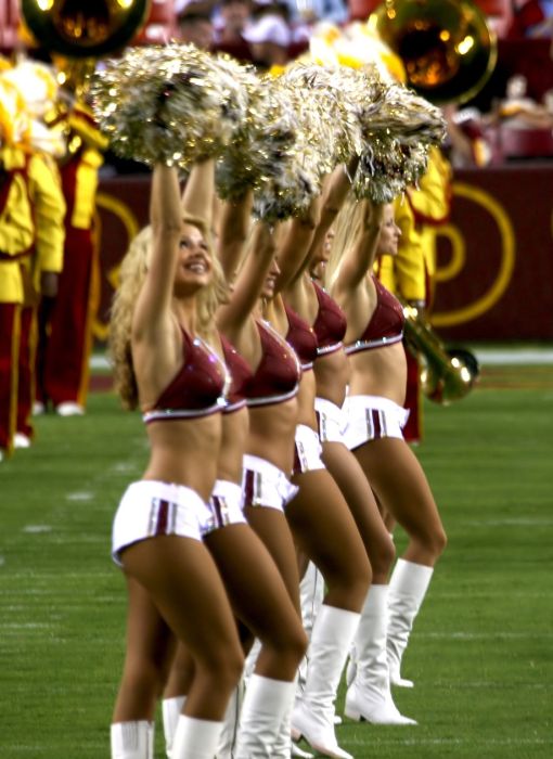 Washington Redskins NFL cheerleader girls
