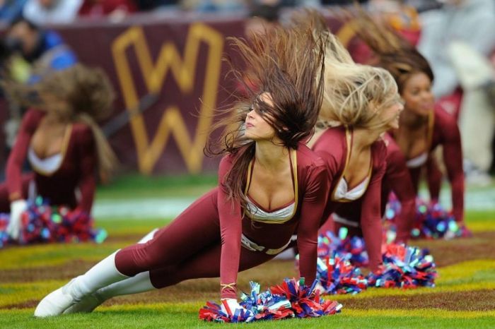 Washington Redskins NFL cheerleader girls