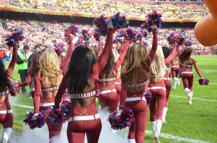 Washington Redskins NFL cheerleader girls