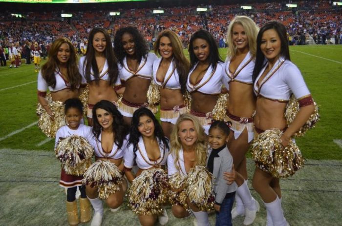 Washington Redskins NFL cheerleader girls