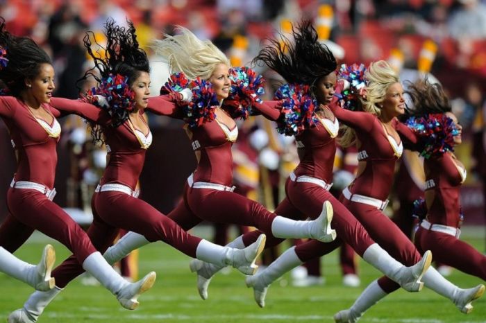 Washington Redskins NFL cheerleader girls