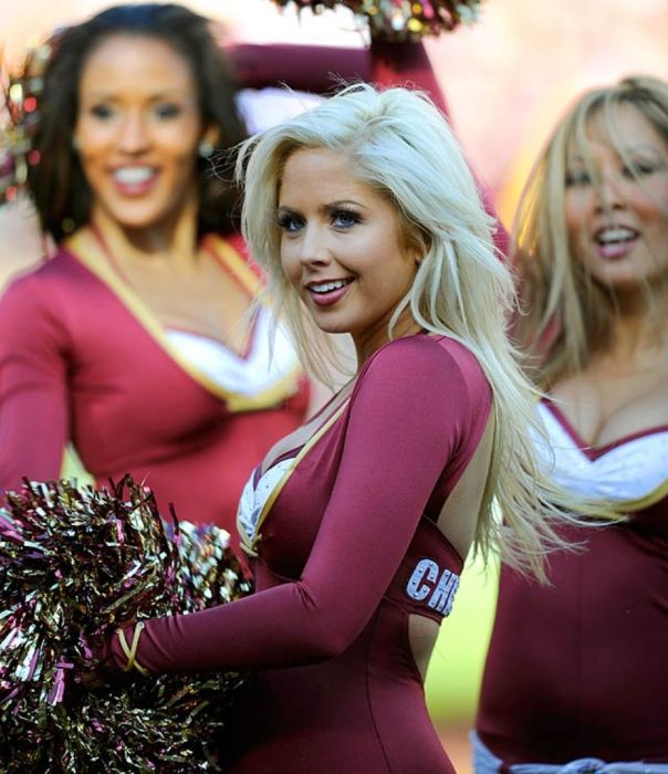 Washington Redskins NFL cheerleader girls