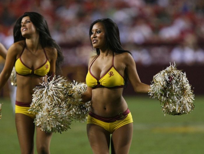 Washington Redskins NFL cheerleader girls