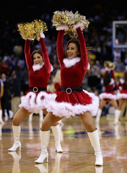 christmas cheerleader girls