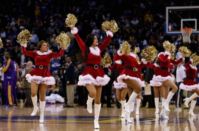 christmas cheerleader girls