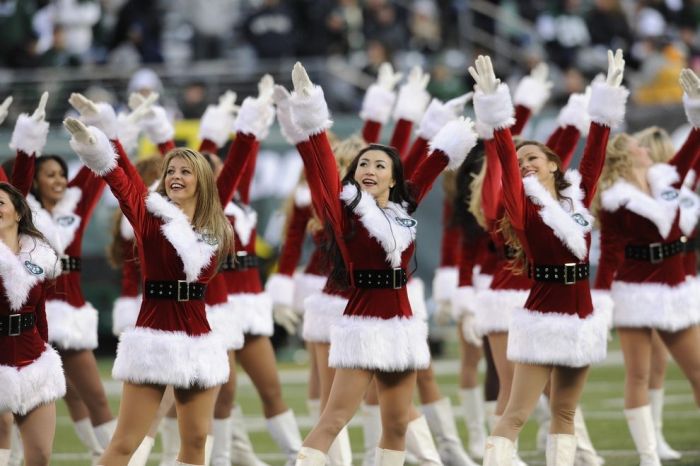 christmas cheerleader girls