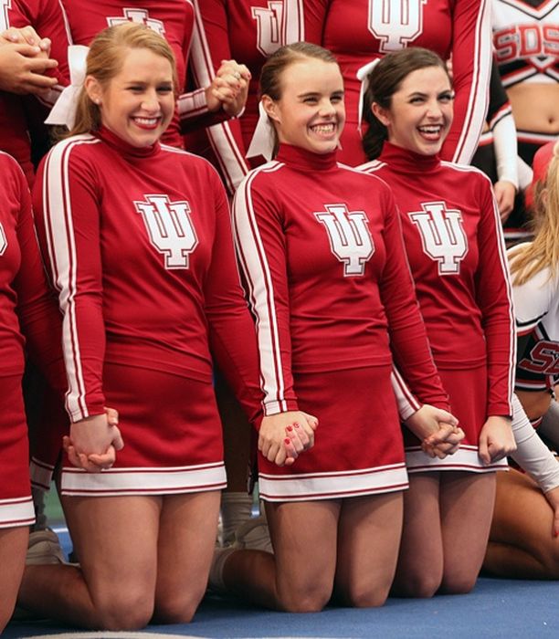 Indiana Hoosiers cheerleader girls