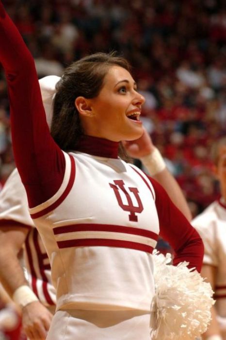 Indiana Hoosiers cheerleader girls