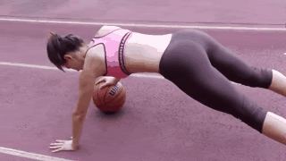 flexible gymnastic girl