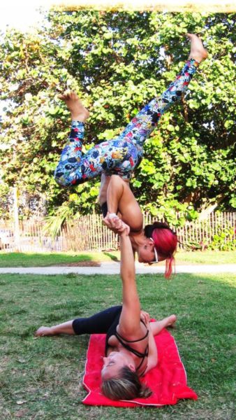 flexible gymnastic girl