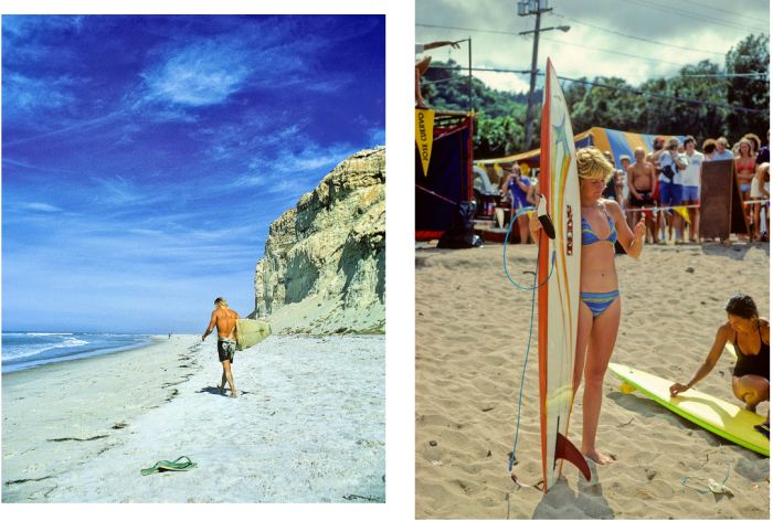 Vintage surf art photography by Jeff Divine