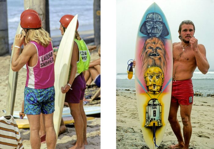 Vintage surf art photography by Jeff Divine