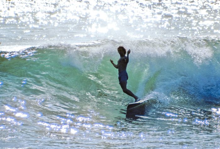 Vintage surf art photography by Jeff Divine