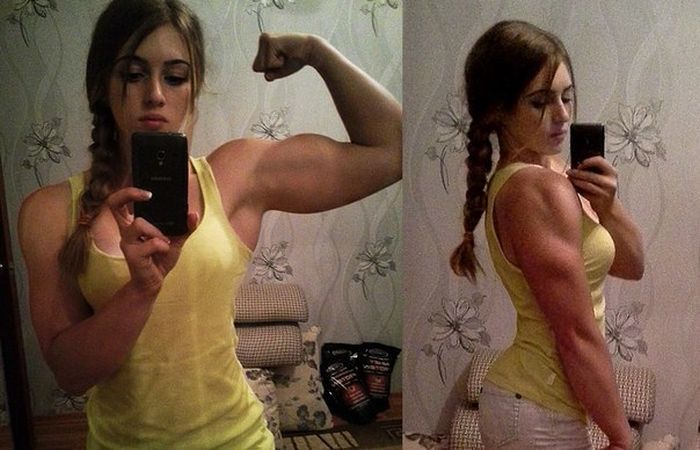 Julia Vins, strong fitness bodybuilding girl