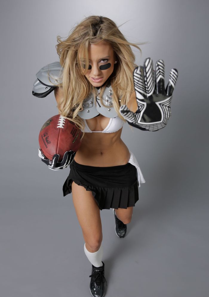 american football girls