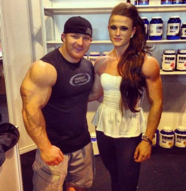 Georgina McConnell, strong fitness bodybuilding girl