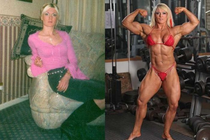 Lisa Cross, strong fitness bodybuilding girl