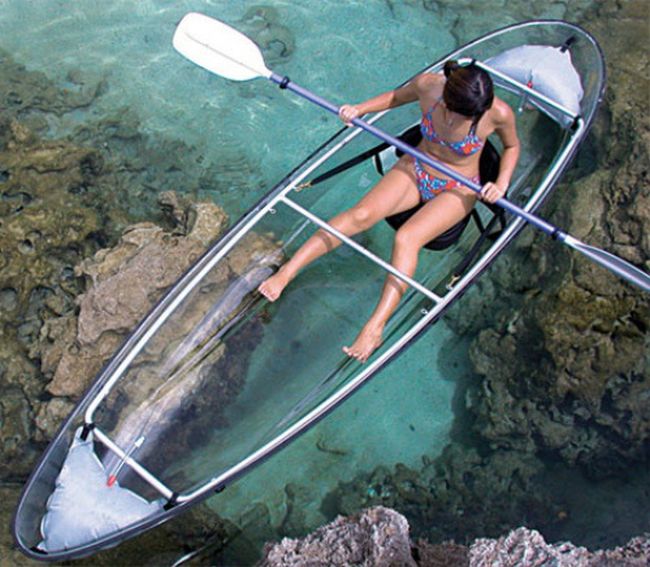 girl with a kayak