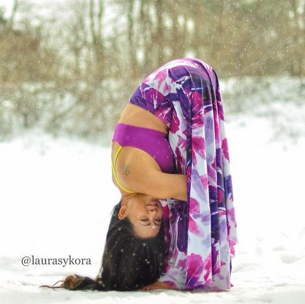 Laura Sykora Kasperzak, girl practicing yoga poses