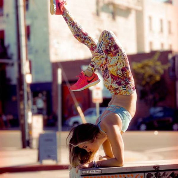 flexible gymnastic girl