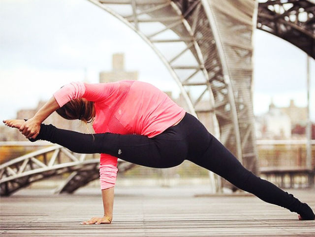 flexible gymnastic girl