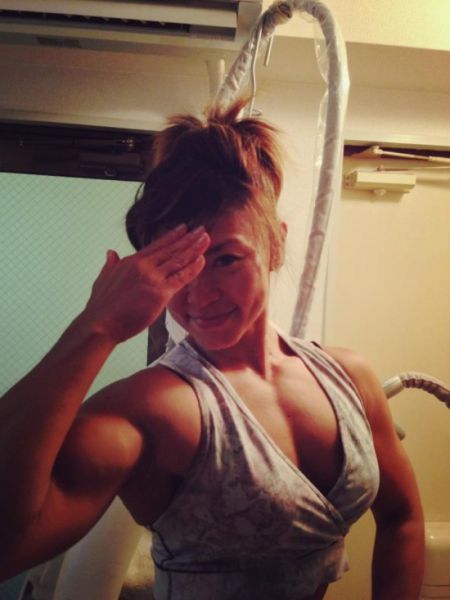 Tomoko Kanda, strong fitness bodybuilding girl