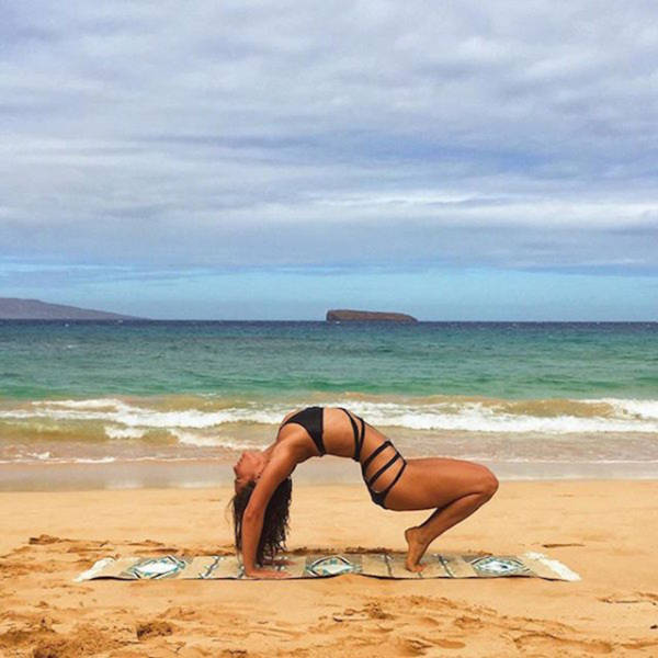 flexible gymnastic girl