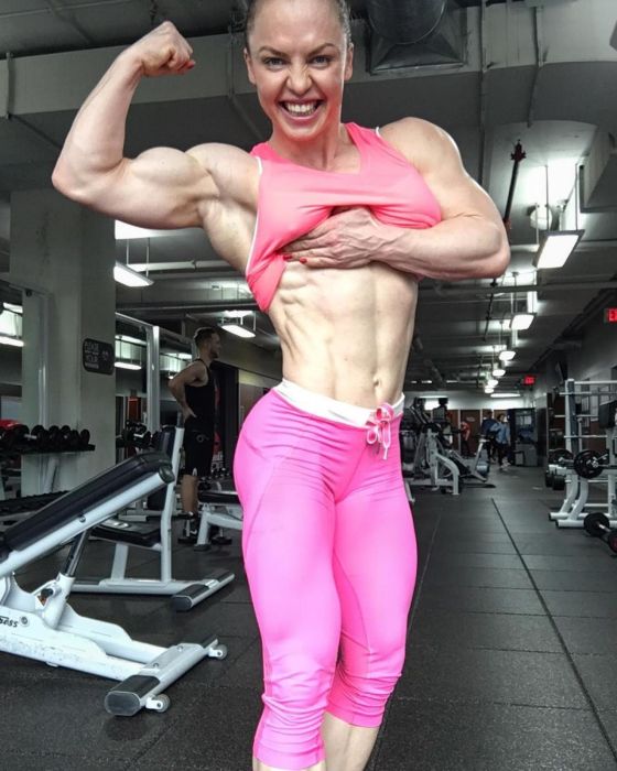 Eleonora Dobrinina, strong fitness bodybuilding girl