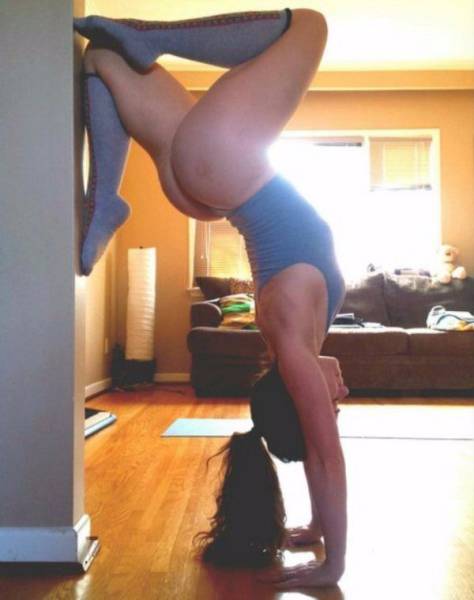 flexible gymnastic girl