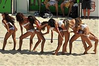 Sport and Fitness: beach volleyball cheerleader girls