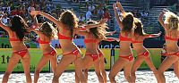 Sport and Fitness: beach volleyball cheerleader girls