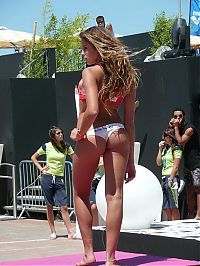 Sport and Fitness: beach volleyball cheerleader girls