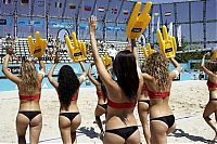 Sport and Fitness: beach volleyball cheerleader girls