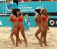 Sport and Fitness: beach volleyball cheerleader girls