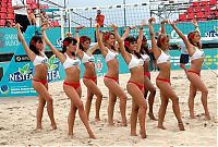 Sport and Fitness: beach volleyball cheerleader girls